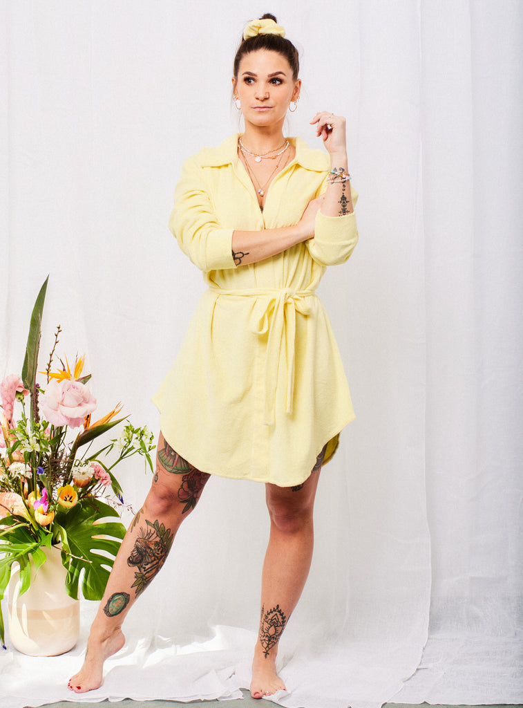 Terry Robe Dress Butter