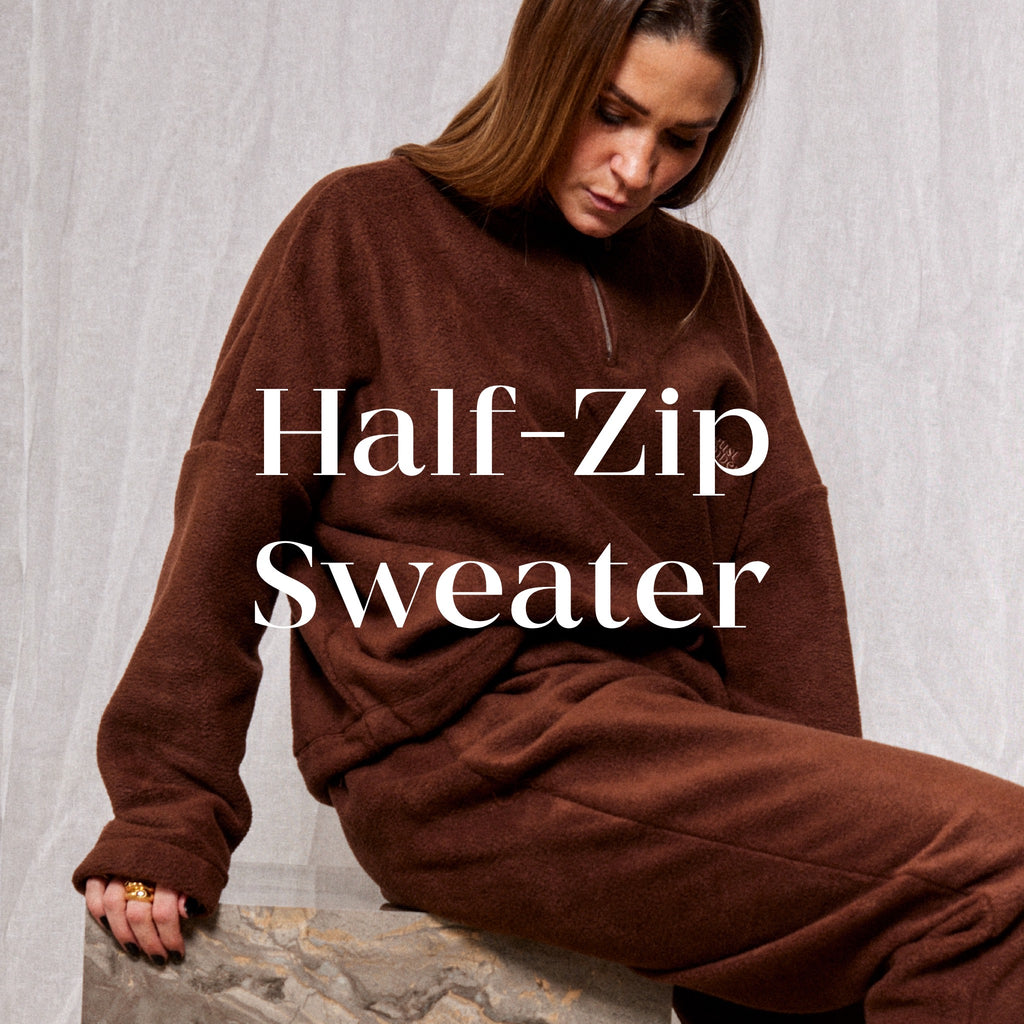 Half-Zip Fleece Sweater