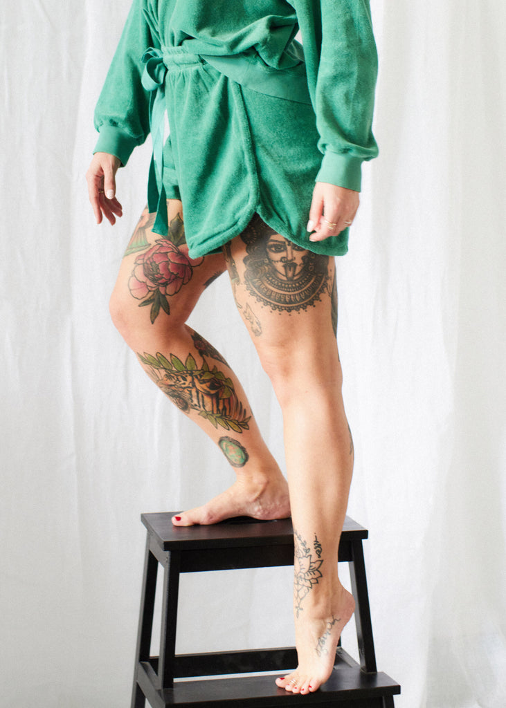 Terry Shorts Emerald