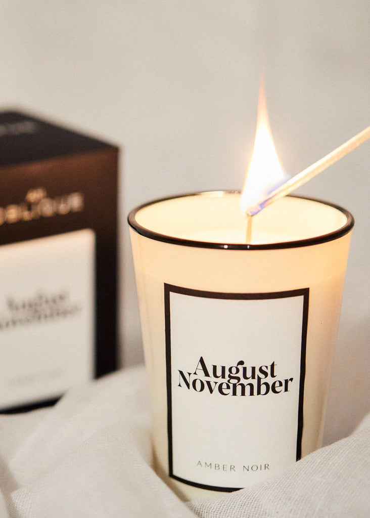 Scented Candle Amber Noir
